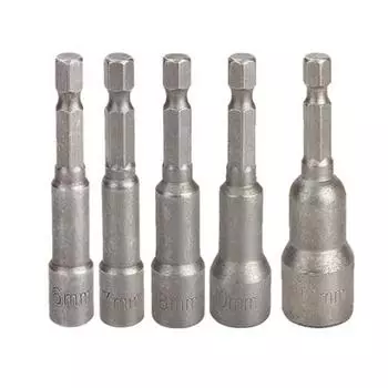 1 шт. 6 мм-19 мм шестигранная насадка с магнитной гайкой, отвертка, сверло, адаптер, инструмент 8