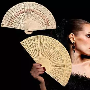 1 шт/6 шт ручной свадебный полый бамбуковый веер реквизит для вечеринки свадебная мода деревянный полый складной 1pc