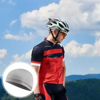 1 шт./6 шт., уличная велосипедная шляпа с черепом, сплошной цвет/камуфляж, спортивная шапка, впитывающая пот, кепки для бега, женские и мужские велосипедные шлемы, подкладка для велосипедного шлема, аксессуары для велоспорта королевский синий
