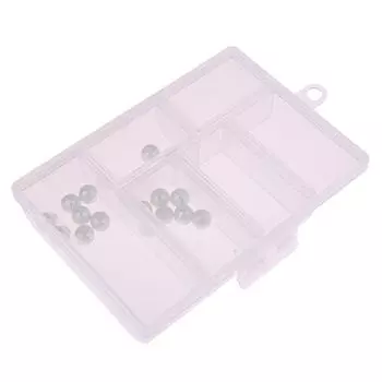 1 шт. 6 слотов ящик для инструментов для ювелирных изделий органайзер для хранения бусин шкатулка для ювелирных изделий пластиковая упаковка подарочная коробка для сережек и колец контейнер для ювелирных изделий one size