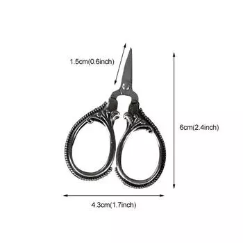 1 шт 6 см Мини ретро карманные ножницы антикварный нитеобрезатель винтажная вышивка крестиком шитье нержавеющая сталь