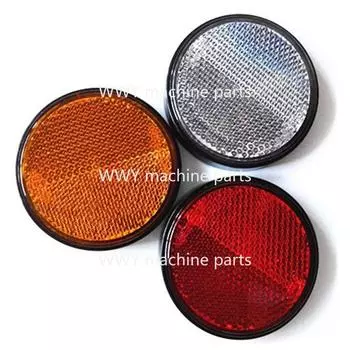 1 шт 6 см универсальный мотоцикл ATV скутер внедорожные велосипеды болт номерной знак круглый отражатель красный оранжевый