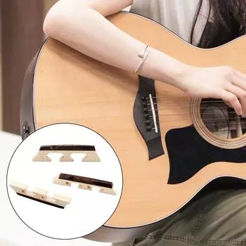 1 шт. 6-струнный банджо-бридж, детали и аксессуары для банджо, сменный бридж из черного дерева и клена для 6-струнного банджо