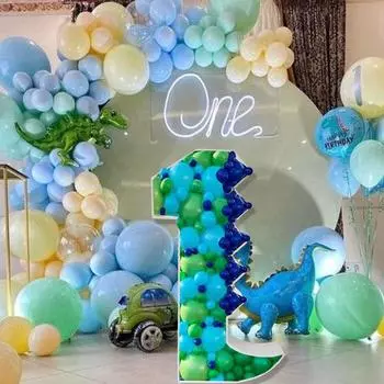 1 шт. 73 см рамка динозавра KT Board без воздушных шаров декор для вечеринки на день рождения мальчика детские подарки домашнее украшение для вечеринки только KT Board