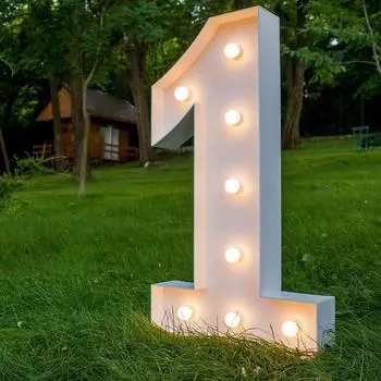 1 шт., 73 см, рамка для воздушного шара со светом, 3D воздушный шар с наполнением доски KT, цифровая модель, подходит для вечеринок по случаю дня рождения, украшений для юбилеев Number 7