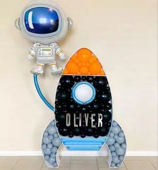 1 шт. 73 см рамка ракеты KT Board декор для вечеринки для мальчиков день рождения домашний инструмент для украшения вечеринки подарок детям