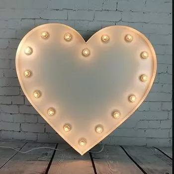 1 шт. 73 см рамка с подсветкой в виде сердца KT Board Декор для вечеринки на свадьбу, день рождения, домашний инструмент для украшения вечеринки