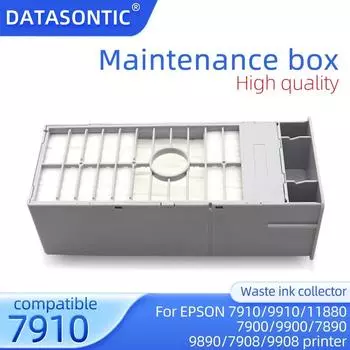 1 шт. 7910 коробка для обслуживания для EPSON 7910 9910 11880 7900 9900 7890 9890 7908 9908 бак для обслуживания чернил принтера с чипом 1pcs