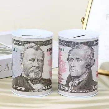 1 шт. 7,5*11 креативная цилиндрическая валюта-копилка детская ремесленная копилка