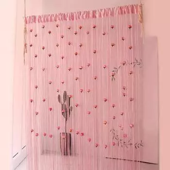 1 шт., 7 цветов, вечерние сувениры, роза, романтическая занавеска, серебряная шелковая линия, свадебные аксессуары 1*2m красный