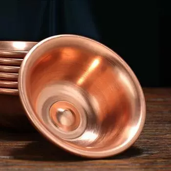 1 шт 7 см медная тибетская чаша буддийские ученики для подачи воды медитация мини латунная чашка домашний декор стола 1pcs