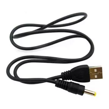 1 шт. 80 см 5 В USB-DC кабель для зарядки зарядка для PSP 1A шнур 4.0x1.7 мм кабель зарядки R7A9 black-80cm