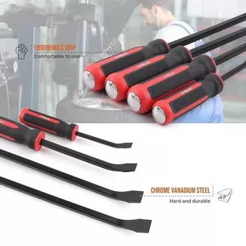 1 шт. 8/12/18/24 дюймов монтировка сверхмощный лом ударная крышка гвоздодер долото инструмент для ремонта автомобиля удаление ручные инструменты 1pc 8 inch