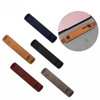 1 шт., 8-1,5 дюйма, регулируемый держатель для ручек на резинке, чехол для ручек из искусственной кожи, эластичный съемный держатель для ручек для ноутбука