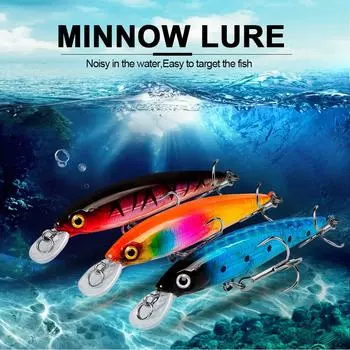 1 шт. 8,2 см 7,3 г плавающая приманка для воды жесткая приманка бионическая приманка ложная приманка для гольяна Color A