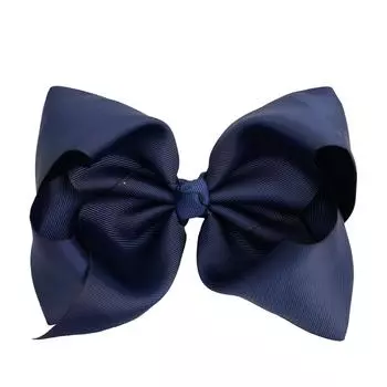 1 шт. 8-дюймовые банты из репсовой ленты, заколки-крокодильчики, большие банты для волос для девочек, аксессуары для волос для подростков, детей, малышей