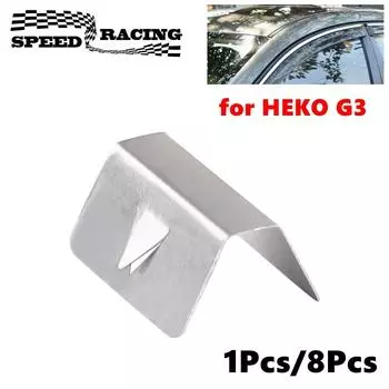 1 шт/8 шт ветровой дефлектор клипсы из нержавеющей стали автомобильный ветровой дождевой дефлектор канал крепления удерживающие зажимы для HEKO G3