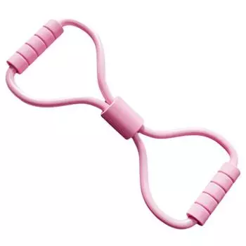 1 шт. 8-словный тип сопротивления лента для растяжки фитнеса эластичное оборудование лента для рук эластичная фитнес йога O8Y2 Pink-One size