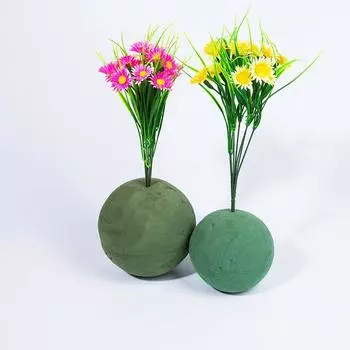 1 шт. 9/12/15 см круглый цветочный пенопластовый блок искусственный цветок грязь сделай сам букет украшение держатель для цветов свадебная вечеринка домашний сад декор