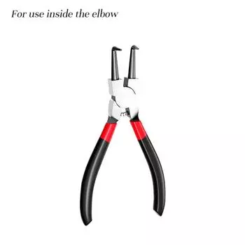 1 шт. 9-дюймовый набор плоскогубцев для установки и удаления внутренних/внешних стопорных колец, съемник стопорных колец, ручные плоскогубцы для стопорных колец