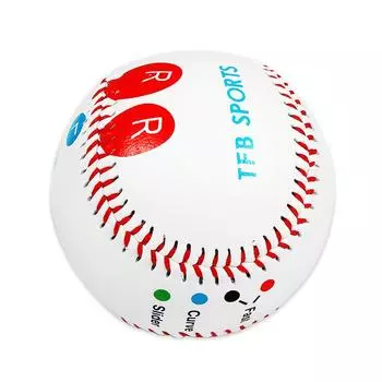 1 шт. 9-дюймовый тренировочный бейсбольный мяч с маркерами для размещения пальцев, стандартный бейсбольный тренировочный мяч для отработки бросков hard