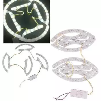 1 шт. 9 Вт/12 Вт энергосберегающий модуль лампа светодиодный модуль для потолочного освещения затемнение 220 В сменная светодиодная модифицированная световая панель 12W 1 to 2