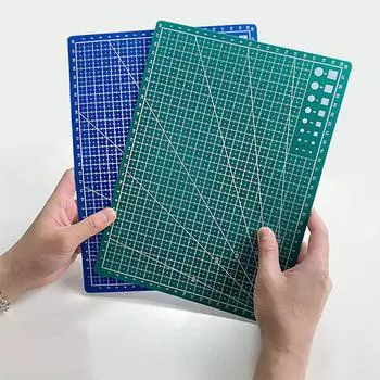 1 шт. А5 ПВХ коврик для резки разделочная доска верстак пэчворк швейное руководство DIY нож гравировка кожа односторонняя подложка чёрный