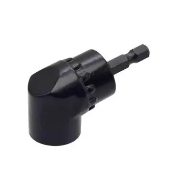 1 шт. Адаптер для дрели 105 градусов, удлинитель ударного гайковерта, шестигранная головка 1/4 для гаечных ключей и дрелей, зарядная отвертка чёрный