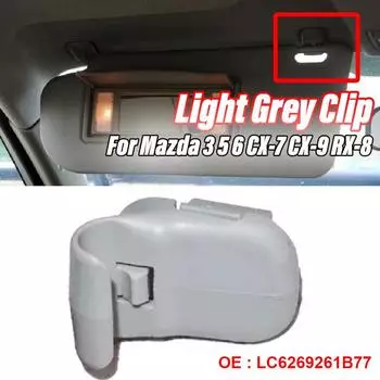 1 шт., адаптер для крепления солнцезащитного козырька для Mazda CX-7 2007 5 CX-9 3 2006 RX-8 MPV LC6269261B7 W8G4 A-2pcs