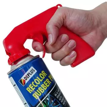 1 шт. Адаптер для распыления краски, аэрозольный распылитель, ручка с полным захватом, блокировка триггера, инструмент для покраски автомобиля красный