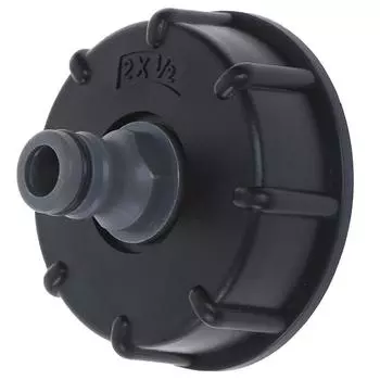 1 шт. адаптер для шланга IBC, переходник, соединитель для водяного бака, 2 дюйма, крупная резьба