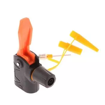 1 шт. адаптер насадки велосипедного насоса Tpu для насоса для накачивания велосипедных мячей шланговый адаптер с двойной головкой детали для накачивания аксессуары