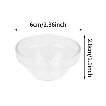 1 шт. акриловая маска для лица миска для эфирного масла макияж для лица инструменты для ухода за кожей салон красоты миска для эфирного масла миска для утолщения маски