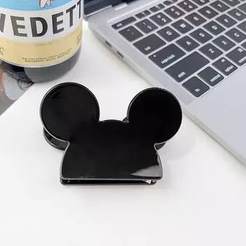 1 шт. акриловая мультяшная заколка для волос Микки, модная, заколка для волос на затылок, заколка-акула, аксессуар для волос