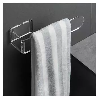 1 шт. акриловое кольцо для полотенца для рук самоклеящаяся вешалка для полотенец для ванной комнаты и кухни прозрачный держатель для полотенец для рук наклейка на стену чистый