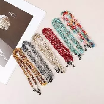 1 шт. акриловые цепочки для очков женские противоскользящие очки солнцезащитные очки веревка шейный шнурок