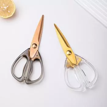 1 шт. акриловые хрустальные ножницы для кухни, рыбы, мяса, овощей, домашнего искусства, шитья, ткани, кожи, бумаги, портного, офиса, сада, новые