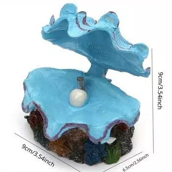 1 шт. аквариумный жемчужный ракушечный воздушный пузырьковый камень украшение для аквариума кислородный насос воздушный насос привод украшение синий