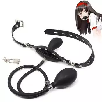 1 шт. Альтернативные секс-игрушки для БДСМ, надувная пробка для рта, кляп для рта из жидкого силикона, маска, удерживающая система, товары для взрослых для обучения королевы Adult