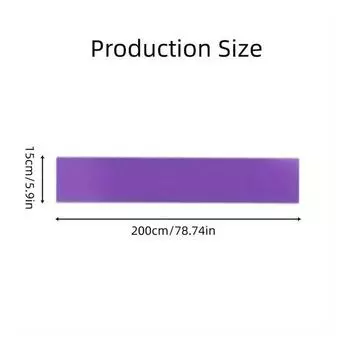 1 шт., эластичная лента для йоги TPE, фитнес-упражнения, лента сопротивления для домашнего спортзала, фитнес-тренировки, идеально подходит для мужчин и женщин M жёлтый