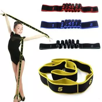 1 шт. эластичная лента для спортзала, аксессуары, ленты для растяжки, для девочек, гимнастика, для взрослых, профессиональные танцы Child жёлтый