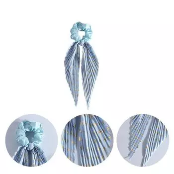 1 шт., эластичная резинка для волос для девочек, цветочная петля для волос в стиле конского хвоста, ретро, женские милые аксессуары для волос с принтом