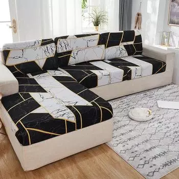 1 шт., эластичные чехлы на сиденья для гостиной, защитный чехол, эластичный чехол для диванной подушки с принтом, универсальный для всех сезонов Normal(L)