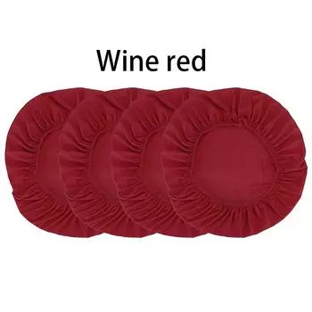 1 шт., эластичные чехлы на сиденья для стульев для столовой, съемные моющиеся чехлы на сиденья стула, защитная подушка, чехол серый