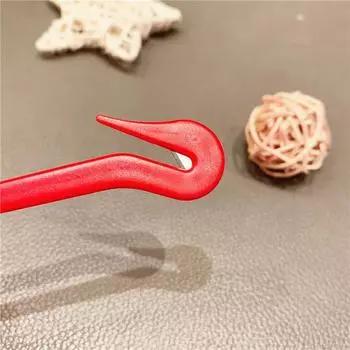 1 шт., эластичные резчики для волос, одноразовый инструмент для удаления эластичной резинки розовый