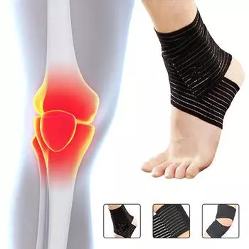 1 шт. эластичный бинт самоклеящийся лодыжка запястье колено икра бедра бинты тренажерный зал фитнес спортивный ремень колено протекторы 40-150 см 40CM