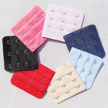 1 шт. эластичный бюстгальтер, удлиненная пряжка, удлинитель бюстгальтера, удлинитель ремня с пряжкой, 3 крючка, 3 ряда, нижнее белье, женское нижнее белье 1PC белый