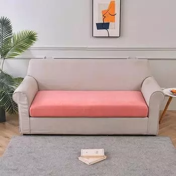 1 шт. эластичный чехол для дивана и сиденья для гостиной, чехол для дивана для домашних животных, детей, L-образный комбинированный шезлонг, съемный домашний декор 1pc Back Cover