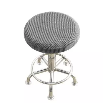 1 шт эластичный съемный мягкий антигрязный моющийся домашний декор круглый чехол для стула чехлы для сидений