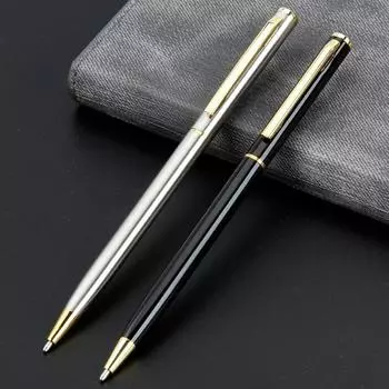 1 шт., элегантная ручка для подписи, подарочные ручки, бизнес-ручки премиум-класса, шариковая ручка чёрный